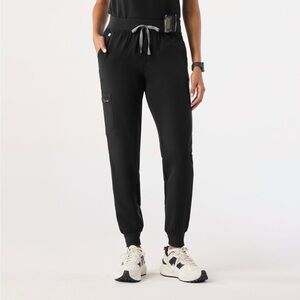 Figs Black Jogger Scrub Pants (S)
